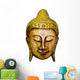 Thai Mask White Wall Decal