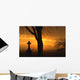 End of the Day Cemetary Sunset Wall Decal