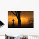End of the Day Cemetary Sunset Wall Decal
