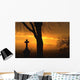 End of the Day Cemetary Sunset Wall Decal