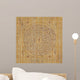 Magic sigil with egyptian hieroglyphs Wall Mural