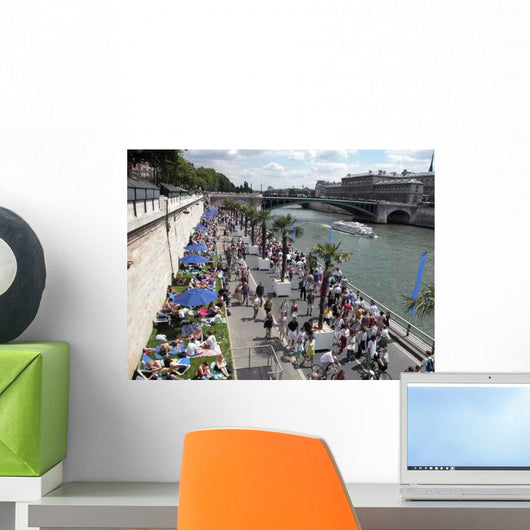 Paris Plage Wall Decal Design 3