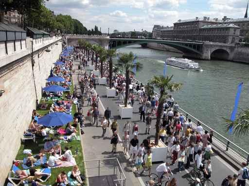 Paris Plage Wall Decal Design 3