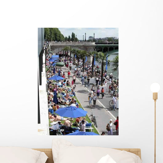 Paris Plage Wall Decal Design 1