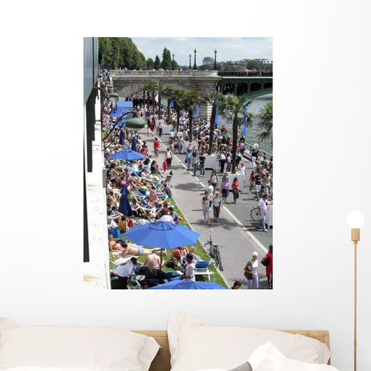 Paris Plage Wall Decal Design 1