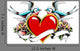 Bird and Heart Tattoo