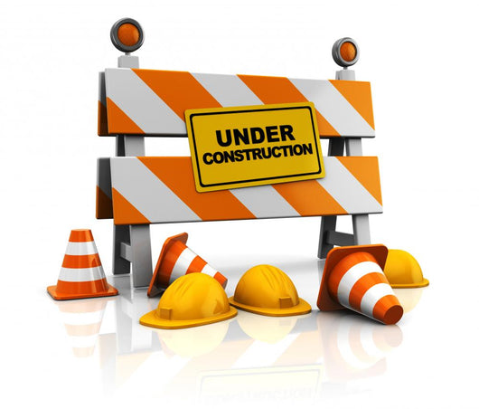 Under Construction Wall Mural
