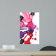 Color nail polish spilling Wall Decal