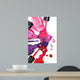 Color nail polish spilling Wall Decal