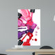 Color nail polish spilling Wall Decal