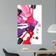 Color nail polish spilling Wall Decal