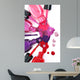 Color nail polish spilling Wall Decal