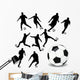 Soccer Players Wall Mural