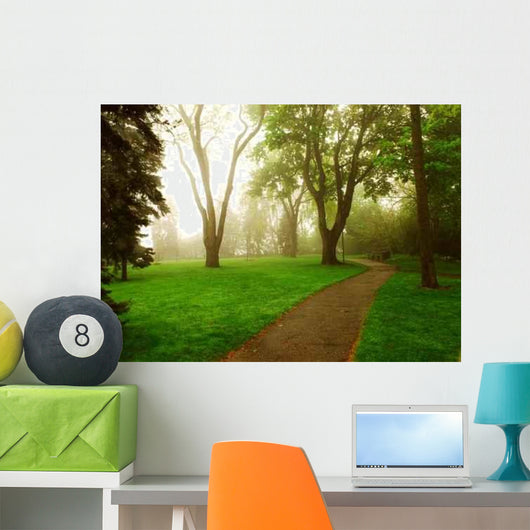 Foggy Park Wall Decal