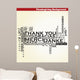 thanksgiving background Wall Decal