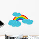 Rainbow and Clouds Wall Decal