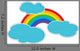 Rainbow and Clouds Wall Decal