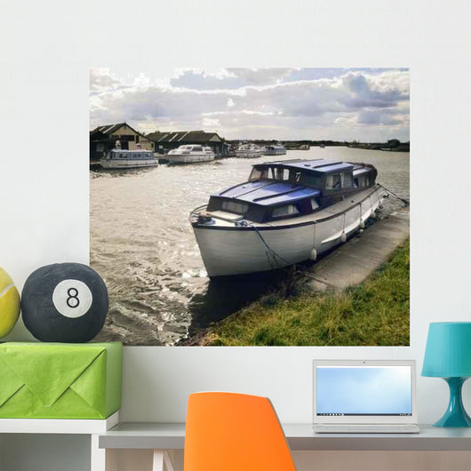 Norfolk Broads with Boats Wall Decal