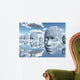 Surreal Face with Text