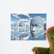 Surreal Face with Text