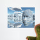 Surreal Face with Text