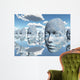Surreal Face with Text