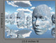 Surreal Face with Text