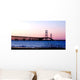 Mackinaw Bridge Sunset Wall Decal