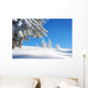 Snowy Mountain Forest Wall Decal