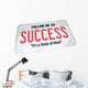 Success Word License Plate Wall Decal