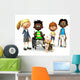 Five Injured Cartoon Kids