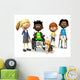 Five Injured Cartoon Kids