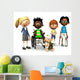 Five Injured Cartoon Kids