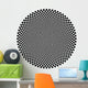 Optical Illusion Circle Wall Decal