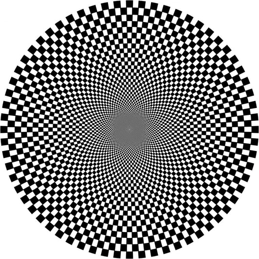 Optical Illusion Circle Wall Decal