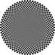 Optical Illusion Circle Wall Decal