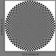 Optical Illusion Circle Wall Decal