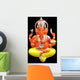 inde - ganesh fond noir Wall Mural