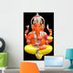inde - ganesh fond noir Wall Mural