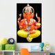 inde - ganesh fond noir Wall Mural
