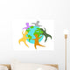 people around the world Wall Decal