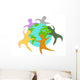 people around the world Wall Decal