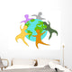 people around the world Wall Decal