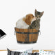 Puppy and Kitten Wall Decal