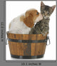 Puppy and Kitten Wall Decal