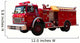 us firetruck Wall Decal