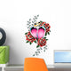 Fashion Love with Rose Wall Mural