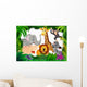 Animal in the jungle Wall Mural