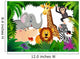 Animal in the jungle Wall Mural