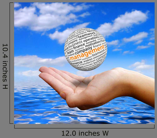 Ball Hand with Ocean